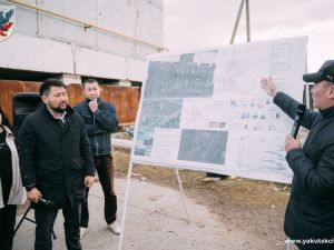 В селе Хатассы жители положительно оценили проект капитального ремонта дворовой территории