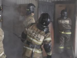 Пожар на ул.Дзержинского Якутска