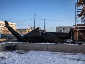 В отреставрированный памятник Ленину в Якутске заложили капсулу времени