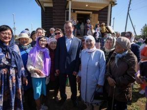 В Якутии открыли отреставрированную Николаевскую церковь