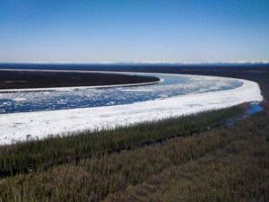 Активная фаза ледохода на Лене проходит в Кобяйском и Намском районах