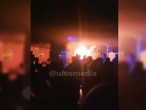 Из-за взрыва петарды сгорел ресто-клуб в Ленском районе