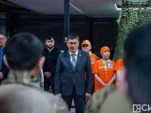 В Якутске в зону СВО проводили 22-ю добровольческую группу отряда «Боотур»