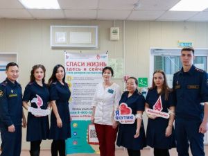 Сотрудники медико-санитарной части № 14 присоединились к Всероссийской донорской акции, приуроченной к 80-летию Победы в Великой Отечественной войне 