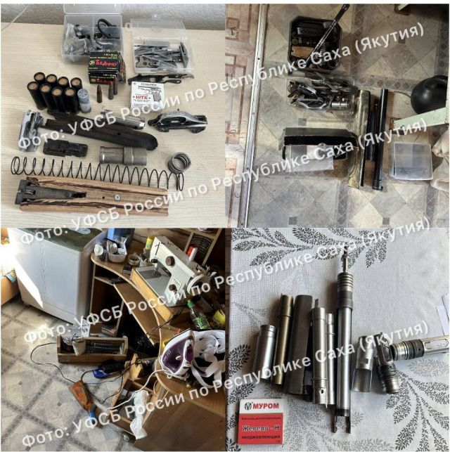 Якутянин организовал дома оружейную мастерскую