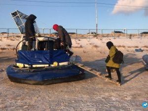 Между Якутском и Нижним Бестяхом курсируют суда на воздушной подушке. 31 октября цена проезда увеличится до 1500 рублей