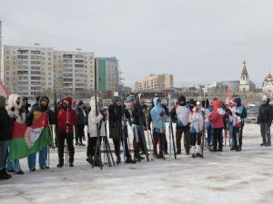 Профсоюзы Якутии провели эстафету по лыжным гонкам