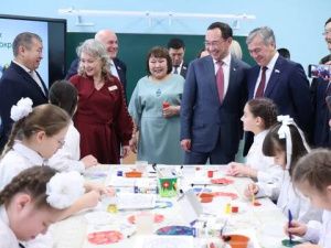 С открытием нового корпуса Мохсоголлохская школа перешла на односменное обучение