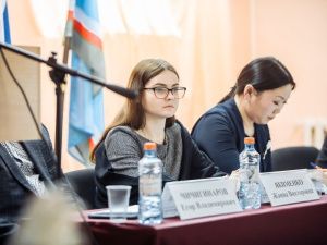 Сардана Авксентьева выступила с отчетом перед населением села Табага