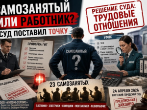 Самозанятые вне закона: суд в Якутске поставил точку в деле ГТИ и УФНС против компании, заключавшей гражданско-правовые договоры