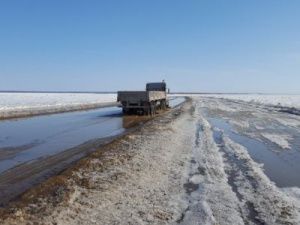 Ледовые переправы республики закроются 15 апреля