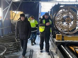 Завершается создание инфраструктуры для строительства Ленского моста на правом берегу реки  