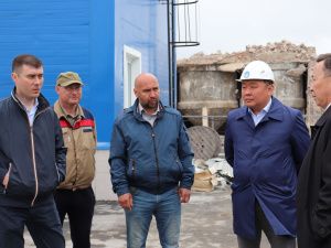 Строительство канализационных очистных сооружений Жатая на завершающей стадии