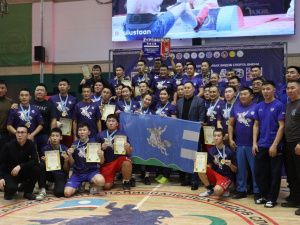 Мегино-Кангаласский улус завоевал Кубок Федерации по мас-рестлингу на вечное хранение