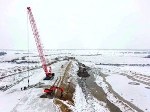 Строители Ленского моста готовятся к ледоходу и паводку