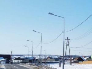 Светлая столица: В селе Хатассы проводят уличное освещение