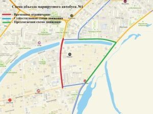 О прекращении движения транспортных средств на перекрестке пр. Ленина – ул. Кулаковского