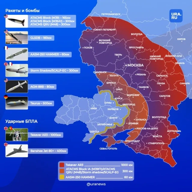 Центральная Россия под угрозой: эксперт объяснил URA.RU, куда смогут бить ВСУ после снятия ограничений