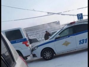 ДТП с машинами ГАИ