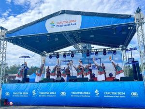 На площади Комсомольская открылся Культурный парк Игр «Дети Азии»