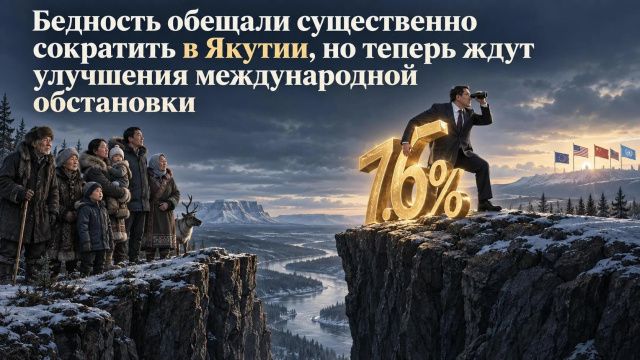 Бедность обещали существенно сократить в Якутии, но теперь ждут улучшения международной обстановки