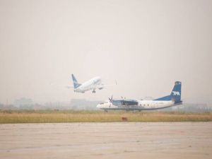 В аэропорту Якутска задержали рейсы из-за густого дыма