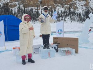 В Якутии прошёл первый республиканский ледовый забег «Ленские столбы»