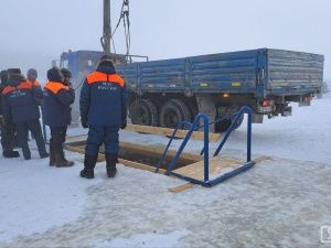 В Якутске завершили обустройство купели для проведения крещенских купаний