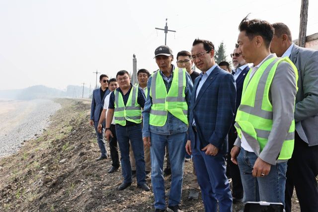 Берегоукрепительные работы на реке Вилюй в районе села Верхневилюйск завершат в первом квартале следующего года