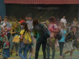 Индийский Холи в Алдане