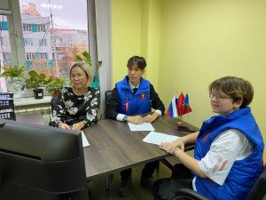 Отделения «Движения первых» Якутии и Докучаевска встретились через телемост