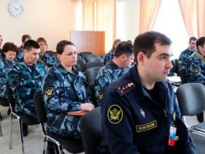 В УФСИН состоялась тренировка по пресечению массовых беспорядков среди осужденных