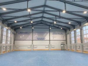 Для Алданской городской гимназии построили новый спортивный зал