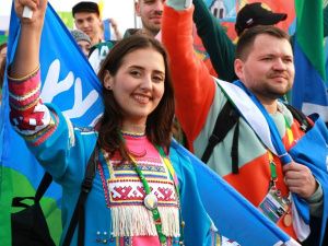 Фоторепортаж: якутяне приняли участие в шествии молодежи мира в Сочи