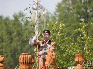 Ысыах Олонхо в Намцах открыли масштабной постановкой о героях якутского эпоса