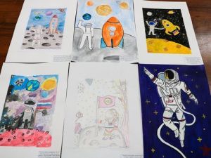 В УФСИН состоялся конкурс детских рисунков, посвященный Дню космонавтики