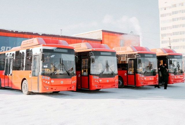 В Якутск прибыли 50 новых автобусов «Volgabus»