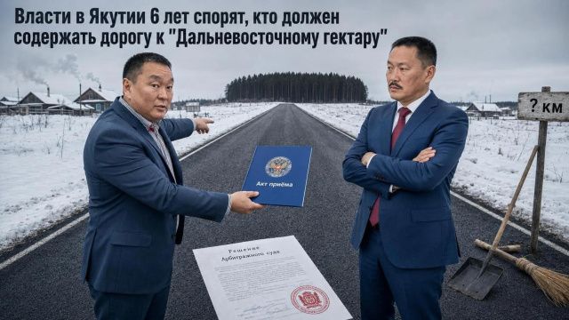 Власти в Якутии 6 лет спорят, кто должен содержать дорогу к "Дальневосточному гектару"