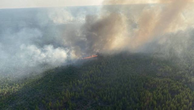В Сунтарском улусе улусе самолет Бе-200 слил 191 тонну воды за прошедшие сутки