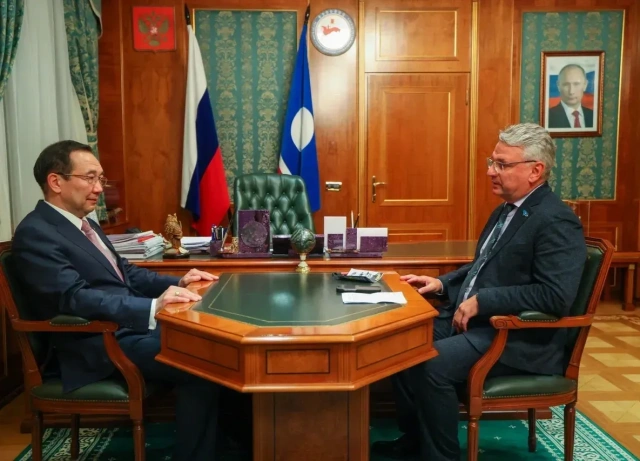 Глава Якутии встретился с руководителем регионального отделения партии ЛДПР