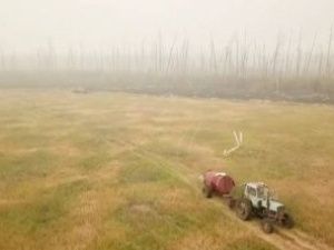 Пожар на границе городского округа «город Якутск» локализован