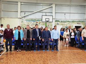 Дмитрий Садовников принял участие в торжественной линейке Болугурской школы