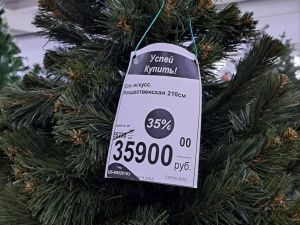 Обзор цен на искусственные ёлки в Якутске