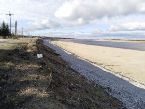 В Верхневилюйске завершилось берегоукрепление реки Вилюй