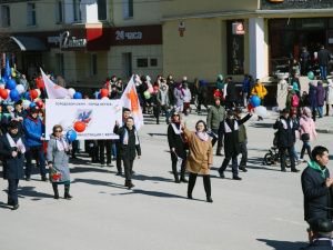 В Якутске на первомайскую демонстрацию вышли более 55 тысяч человек