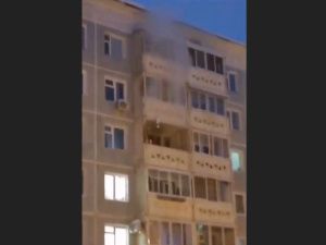 В Якутске на пожаре пострадал молодой человек