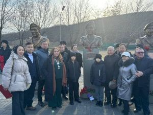 Бюст Героя России Дмитрия Егорова установили на Аллее Героев