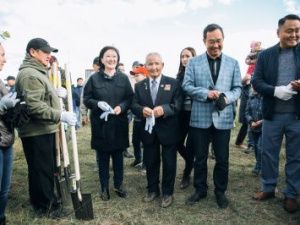 Накануне Дня города в Якутске состоялась закладка Парка Победы