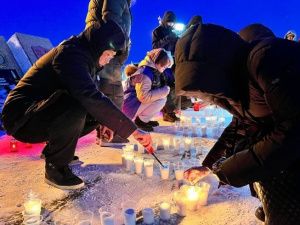 В Якутске прошла акция « Свеча памяти» в память жертв теракта в «Крокус сити холле»
