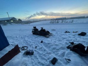 В Усть Янском районе Якутии в результате ДТП пострадал водитель снегохода